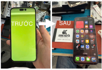 Fix xanh màn iphone Bàu Bàng