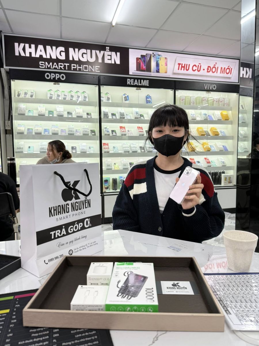 trả góp iphone bằng CCCD ở bàu bàng